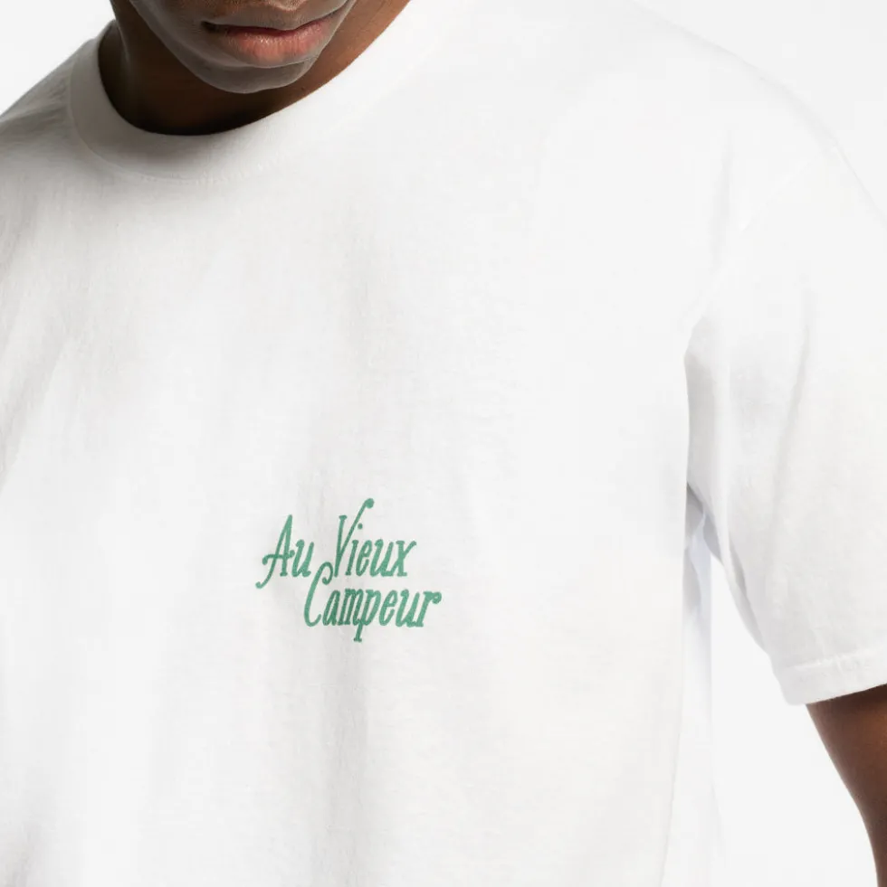 Au Vieux Campeur - T-shirt Manches Courtes Sommets - Blanc