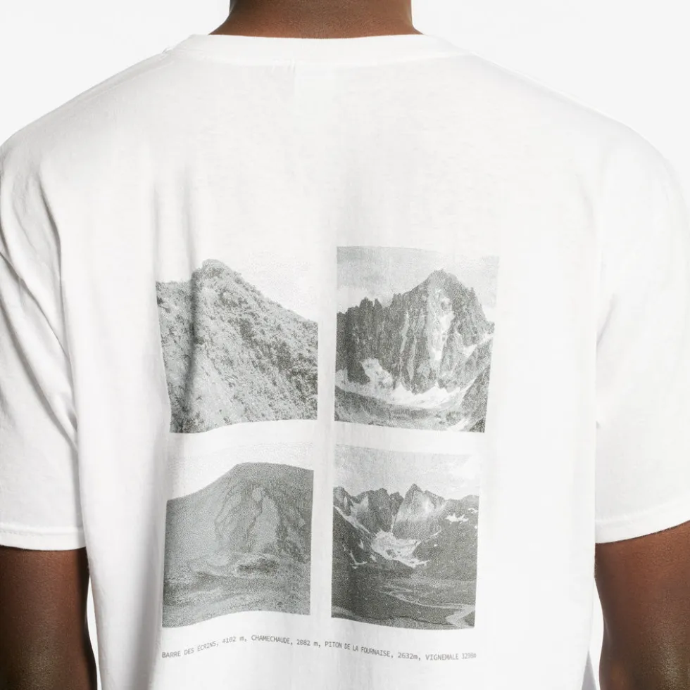 Au Vieux Campeur - T-shirt Manches Courtes Sommets - Blanc