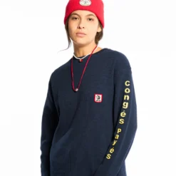 Au Vieux Campeur - T-shirt Manches Longues Aravis - Marine