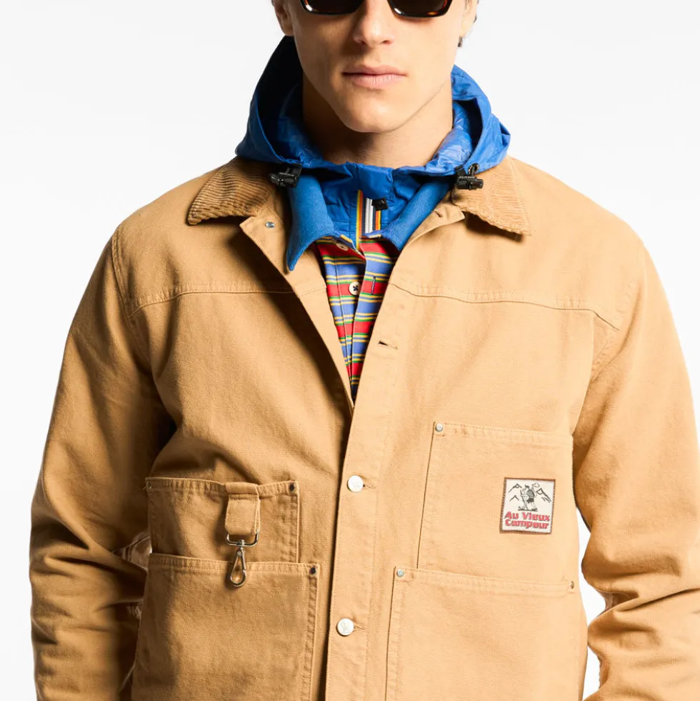 Au Vieux Campeur - Veste Canva Henri - Beige