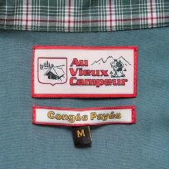 Au Vieux Campeur - Veste à carreaux Claude - Vert & Blanc