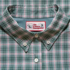 Au Vieux Campeur - Veste à carreaux Claude - Vert & Blanc