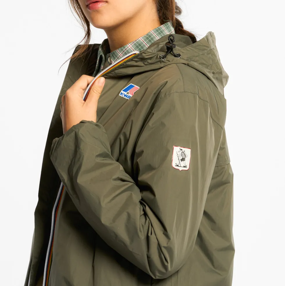 Au Vieux Campeur x K-way - Veste Claude 4.0 - Kaki