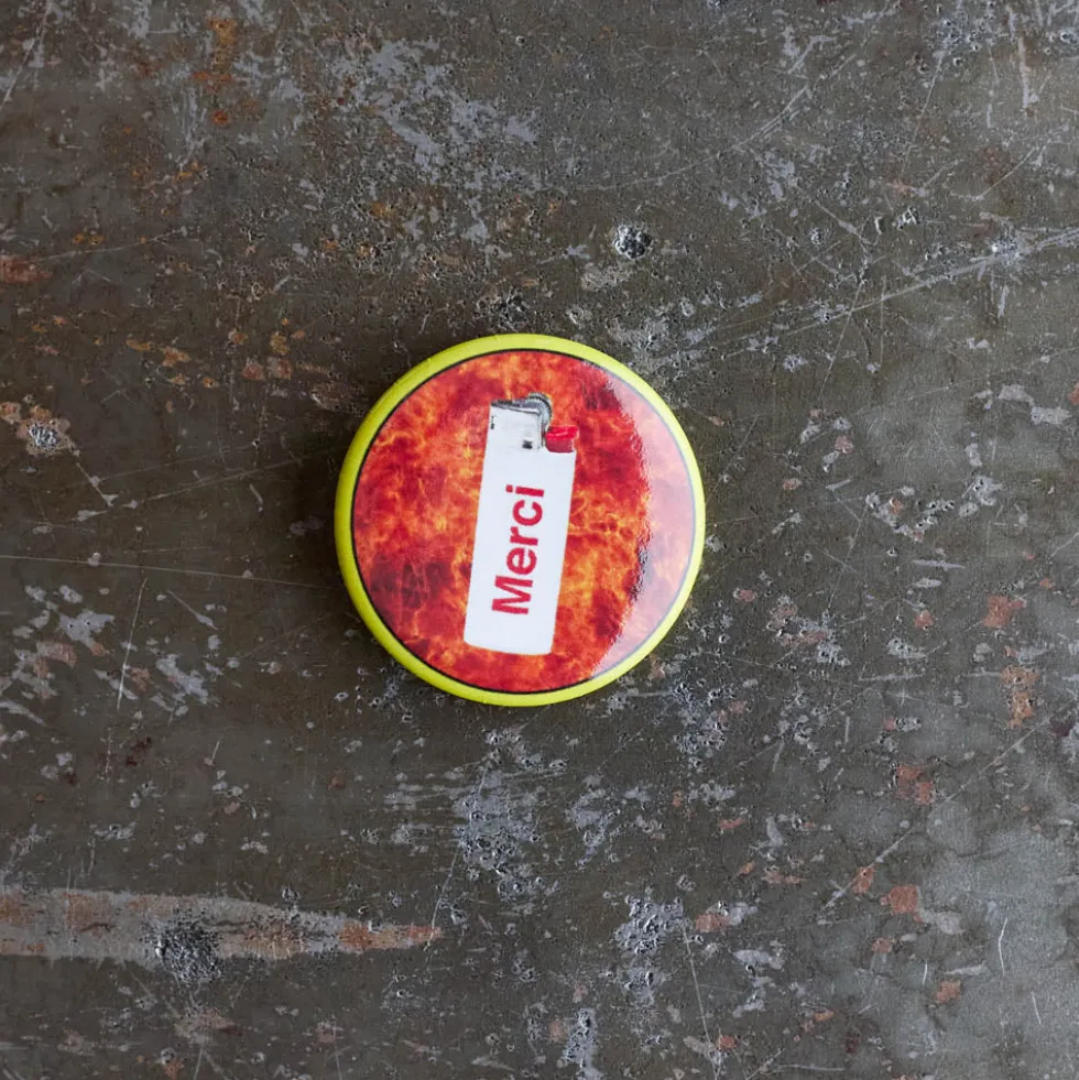 Badge Merci - Feu