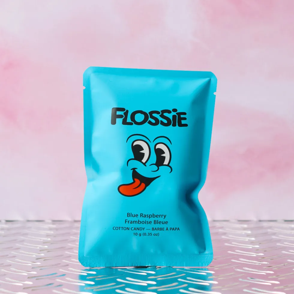 Barbe à papa - Framboise bleue
