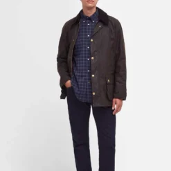 Barbour - Veste Ashby Wax Jacket - Olive