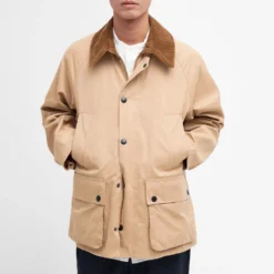 Barbour - Veste Os Pleached Bedale Casual - Beige