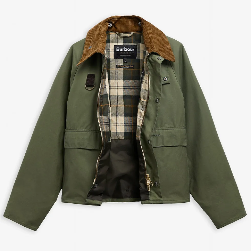 Barbour - Veste Spey Wax - Light Moss