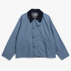 Barbour - Veste Transport Cotton - Bleu Washed