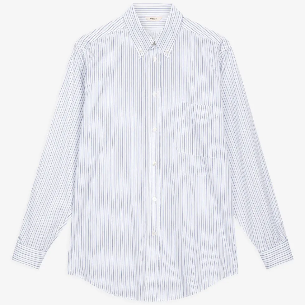 Barena - Chemise Moroso Forier - Blanc & Bleu