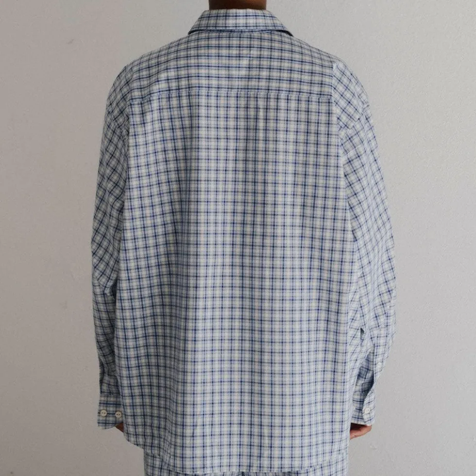 Baserange - Chemise Claude - Blue Check