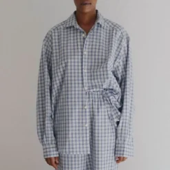Baserange - Chemise Claude - Blue Check