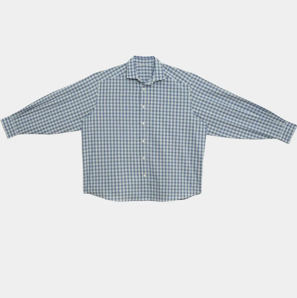 Baserange - Chemise Claude - Blue Check