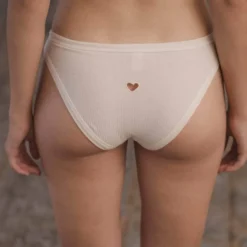 Baserange - Culotte Heart Bell - Blanc