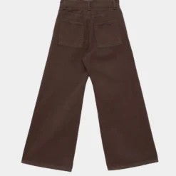 Baserange - Pantalon Tajo Wide - Marron Cata