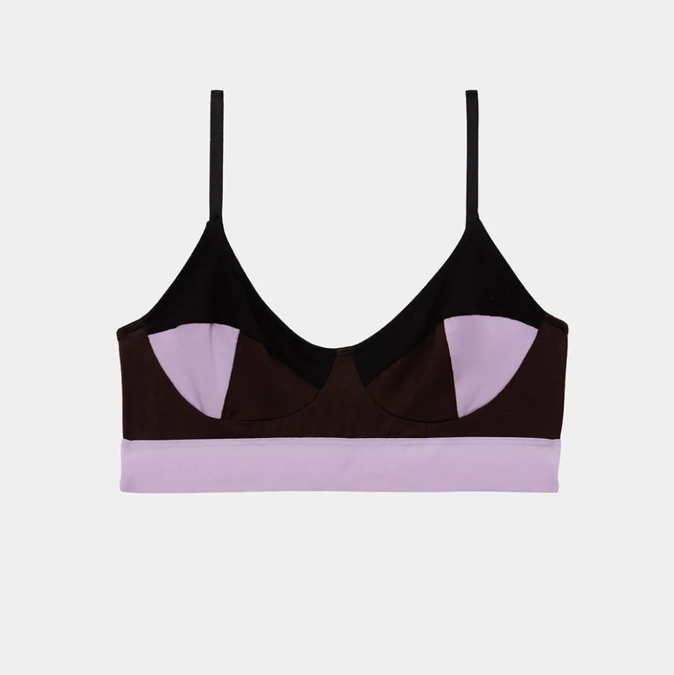 Baserange - Soutien Gorge Soft - Noir Tactile