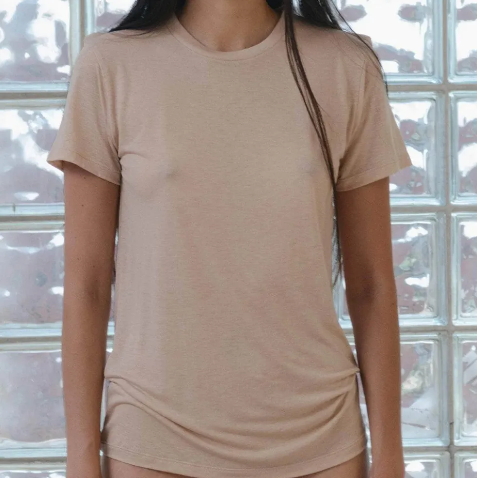 Baserange - Tee-Shirt - Nude