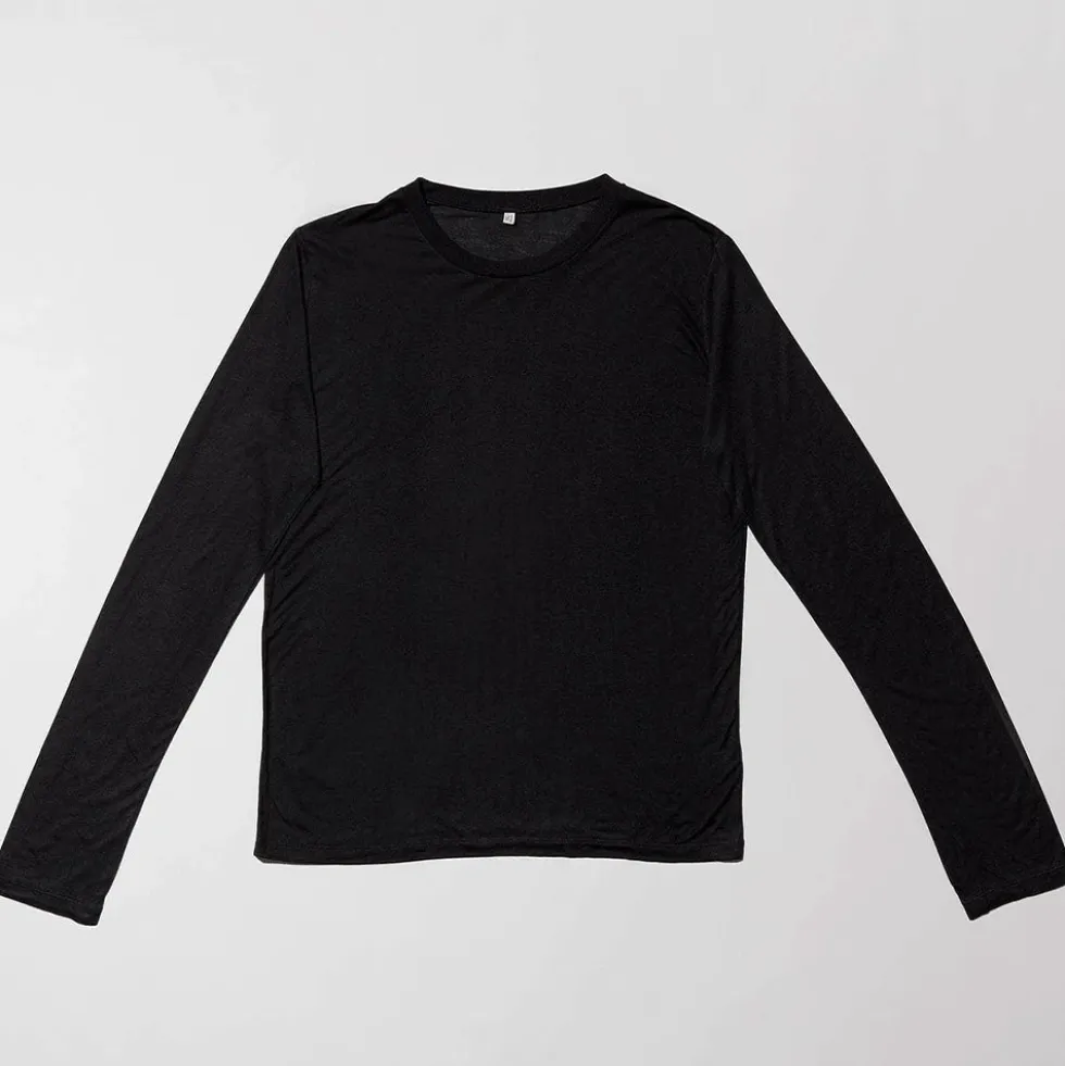 Baserange - Top Manches Longues - Noir