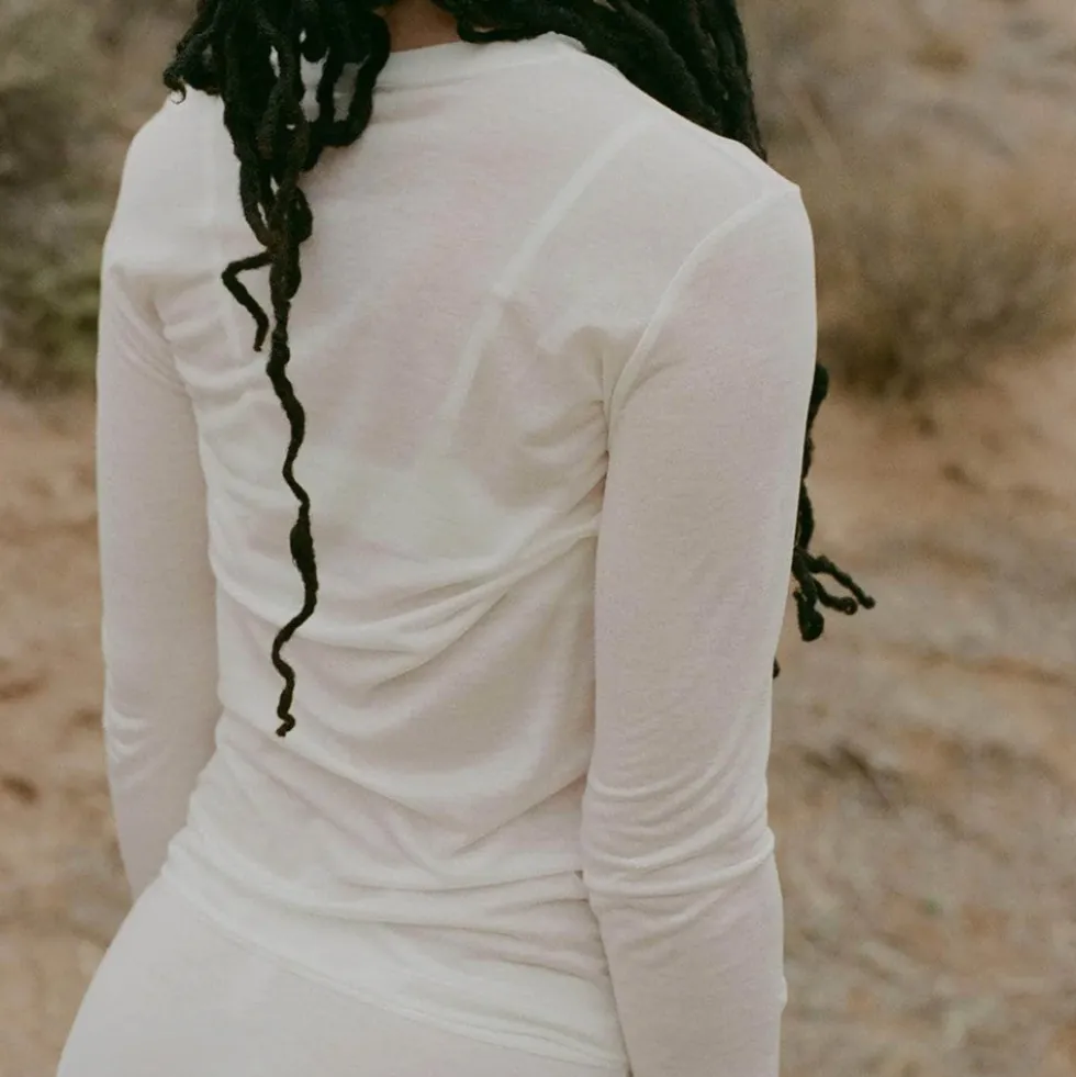 Baserange - Top Manches Longues - Blanc