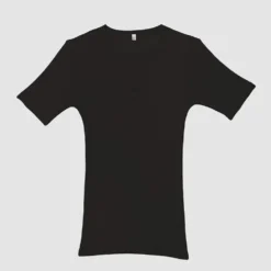 Baserange - T-shirt Heart - Noir