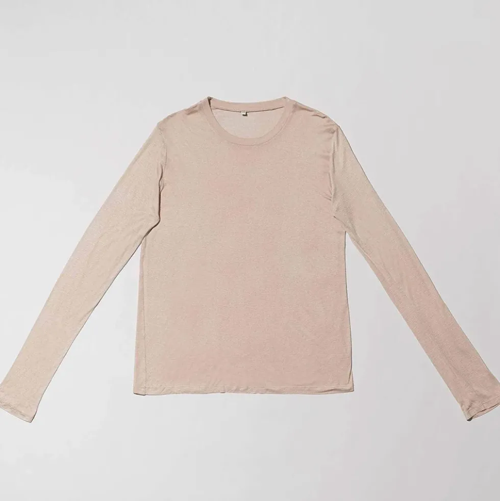 Baserange - T-Shirt manches longues - Beige