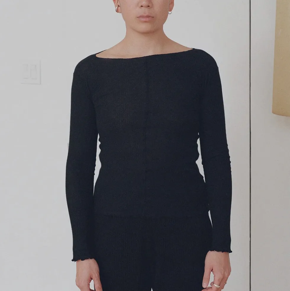 Baserange - T-Shirt Pama - Noir
