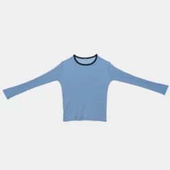 Baserange - T Shirt Racer - Bleu Pinto