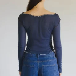 Baserange - T-Shirt Vein - Preston Blue