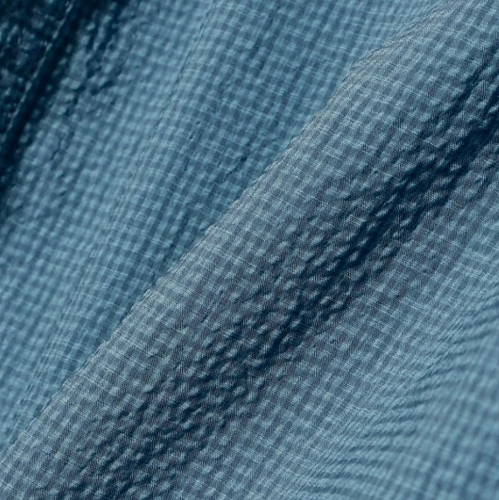 Beams Plus - Chemise Adventure Gingham - Bleu