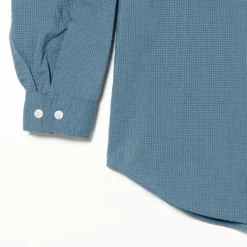 Beams Plus - Chemise Adventure Gingham - Bleu