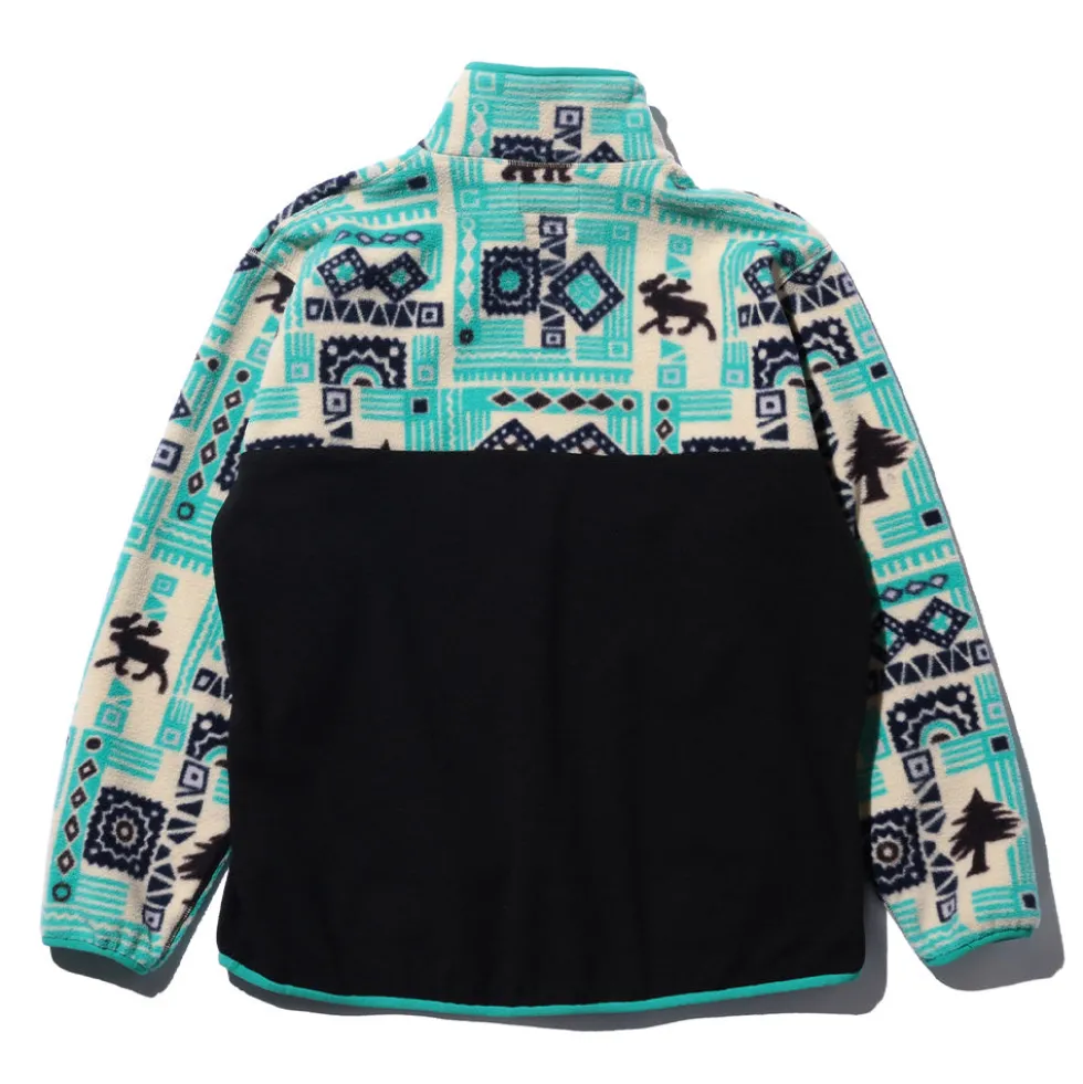 Beams Plus - Jersey imprimé animal - Bleu