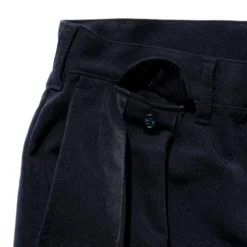 Beams Plus - Pantalon 2 Pleats PE Twill - Marine