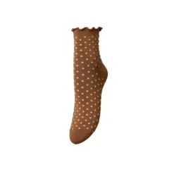 Becksöndergaard - Chaussettes à Pois - Marron Mocha