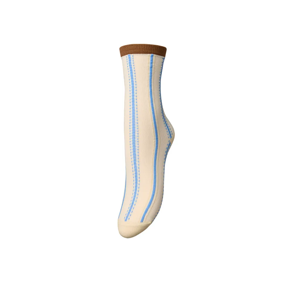 Becksöndergaard - Chaussettes Linoa - Blanc Birch