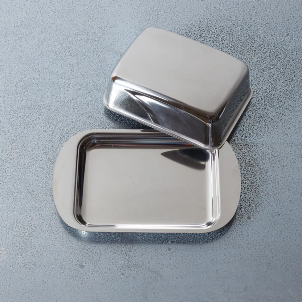 Beurrier en inox
