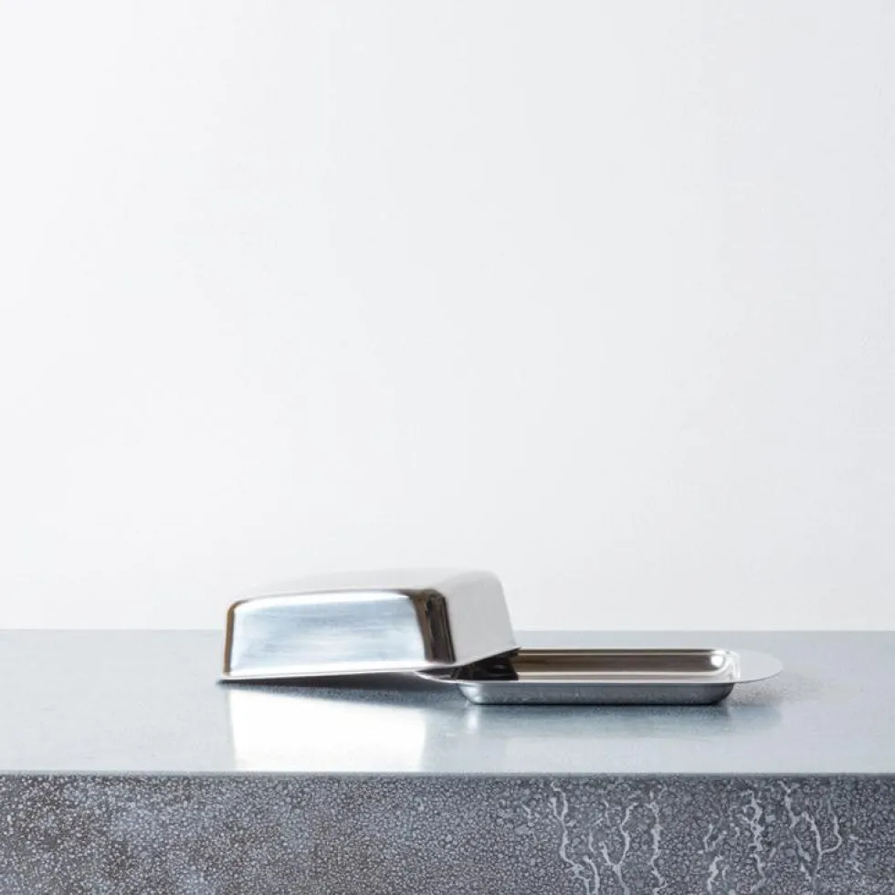 Beurrier en inox