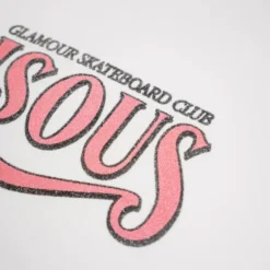 Bisous Skateboard - T-shirt Glamour Caviar - Blanc