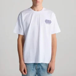 Bisous Skateboard - T-shirt Grease - Blanc