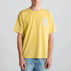 Bisous Skateboard - T-shirt Slime - Jaune