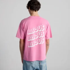Bisous Skateboard - T-shirt Sonics - Rose Clair