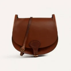 Bleu de Chauffe - Sac Gibecière Diane L - Brun Ambré