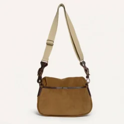 Bleu de Chauffe - Sac Musette du Pecheur XS - Marron Noisette