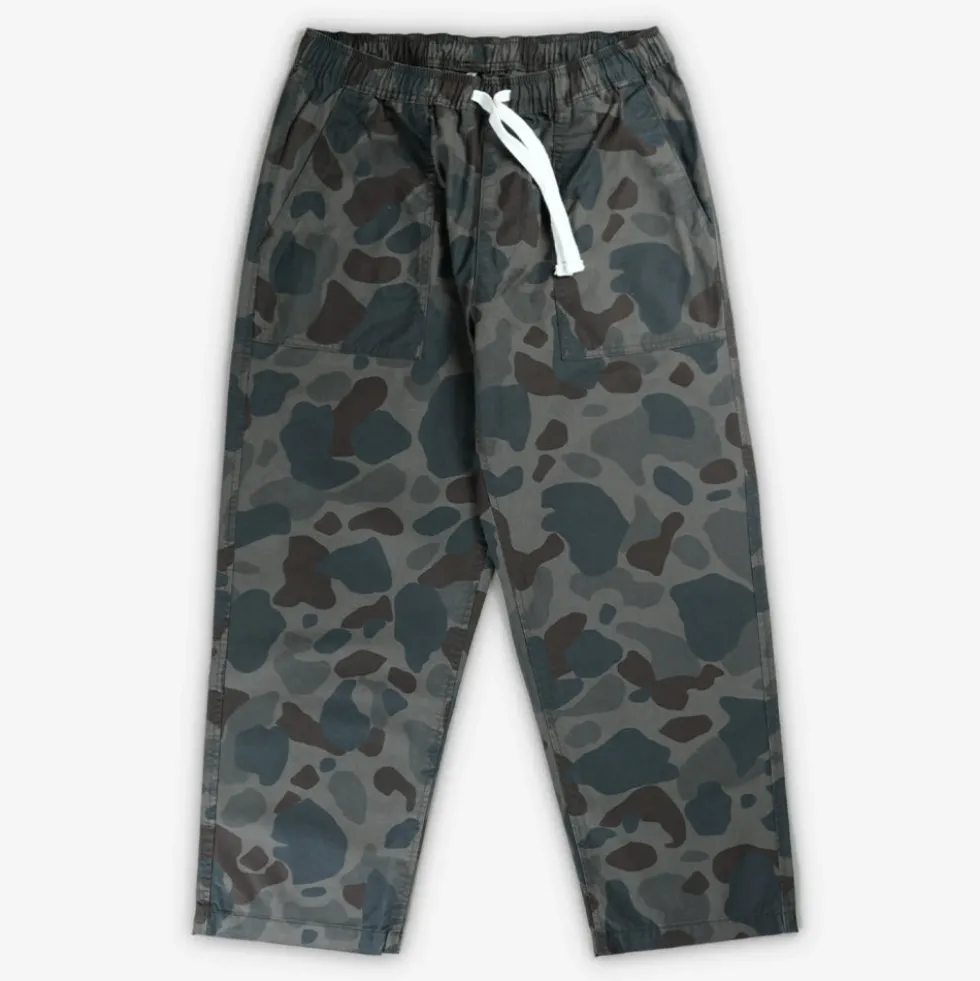 Bleu - Pantalon Relaxed Camo - Frogskin