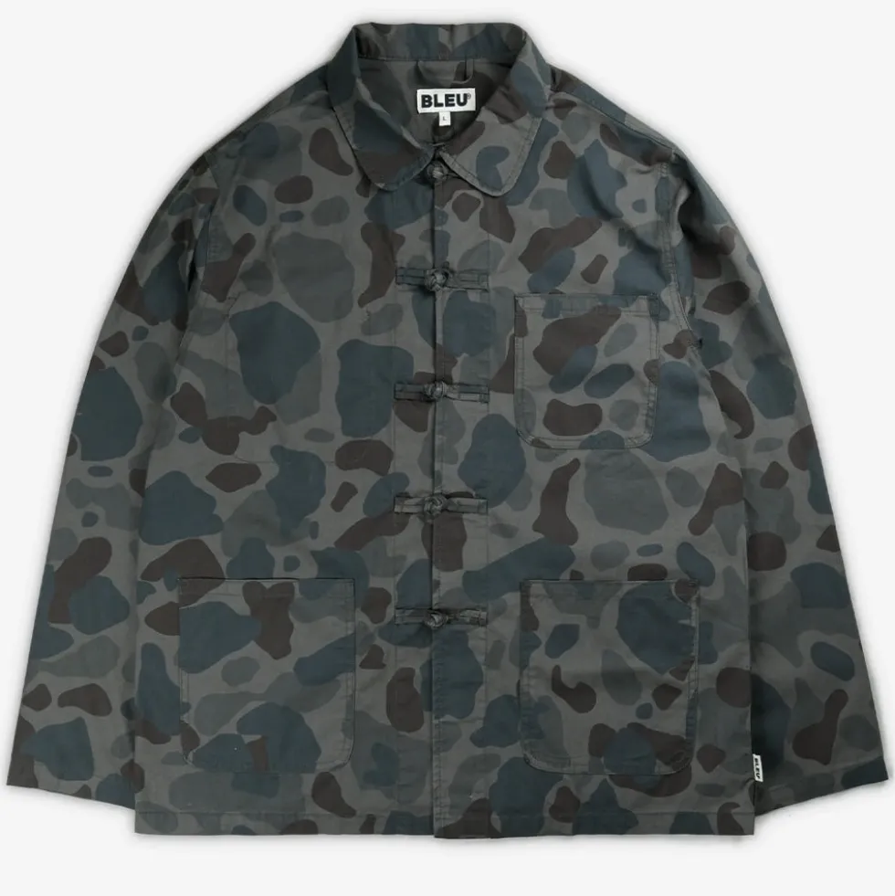 Bleu - Veste Shanghai Camo - Frogskin