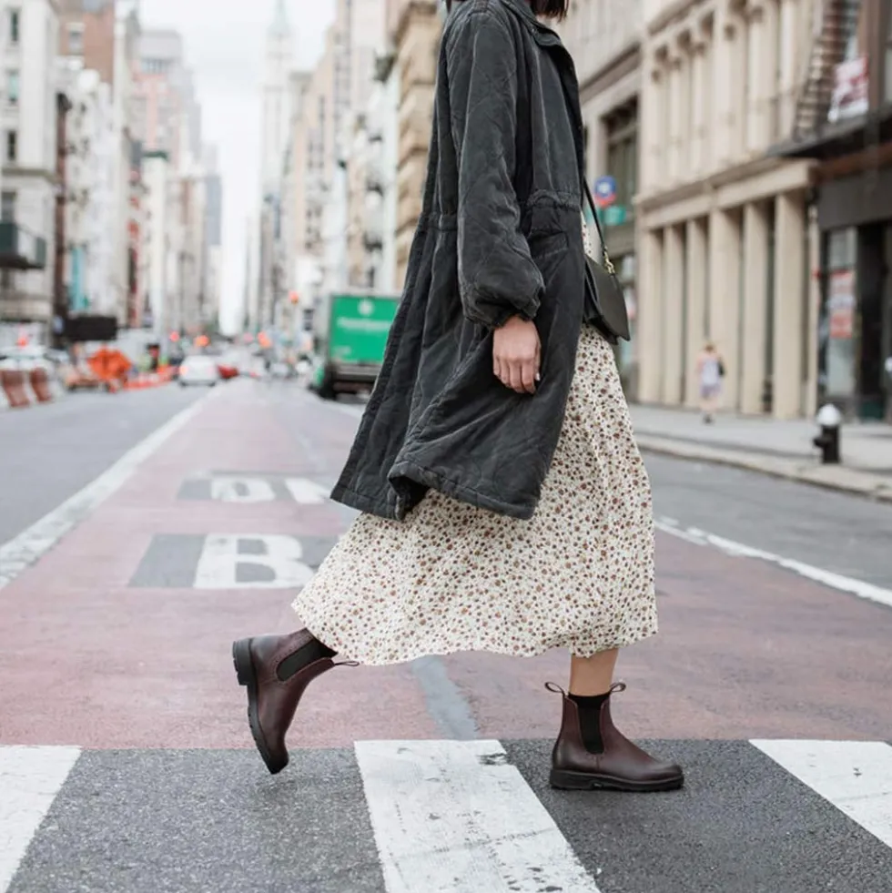 Blundstone - Bottines Hautes Chelsea - Bordeaux