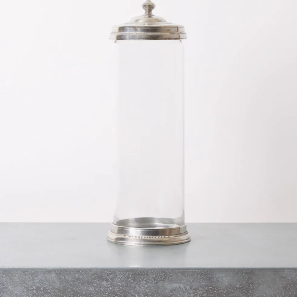 Bocal en verre et étain - Cosi Tabellini