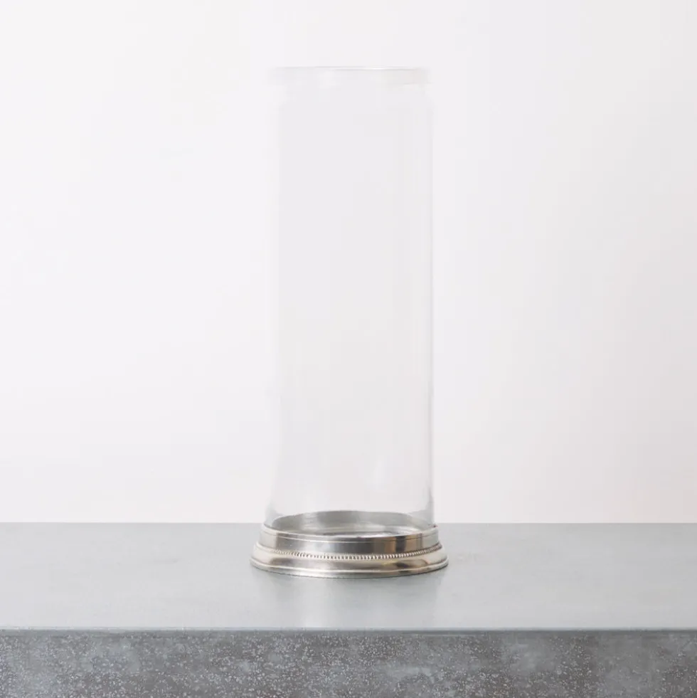Bocal en verre et étain - Cosi Tabellini