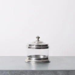 Bocal en verre et étain - Cosi Tabellini
