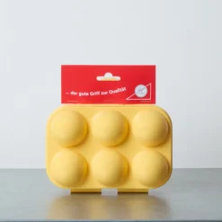 Boite porte 6 oeufs - Jaune