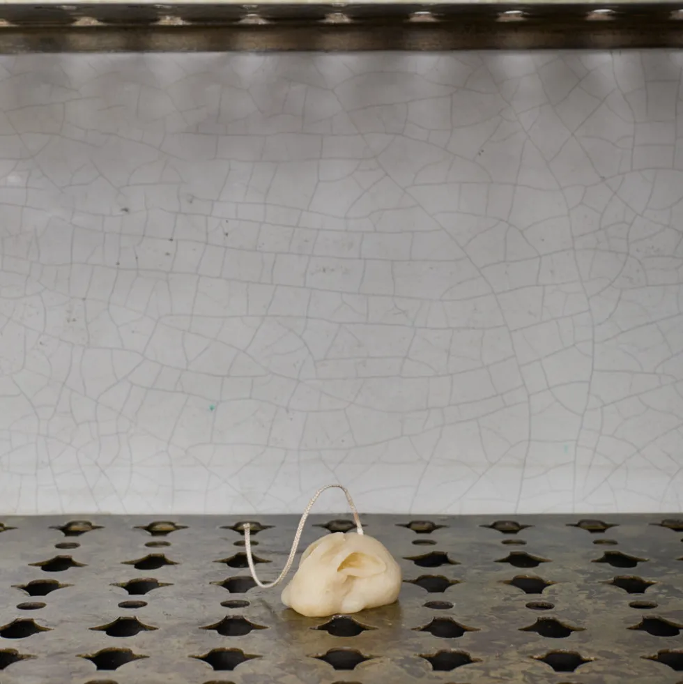 Bougie lapin - Beige